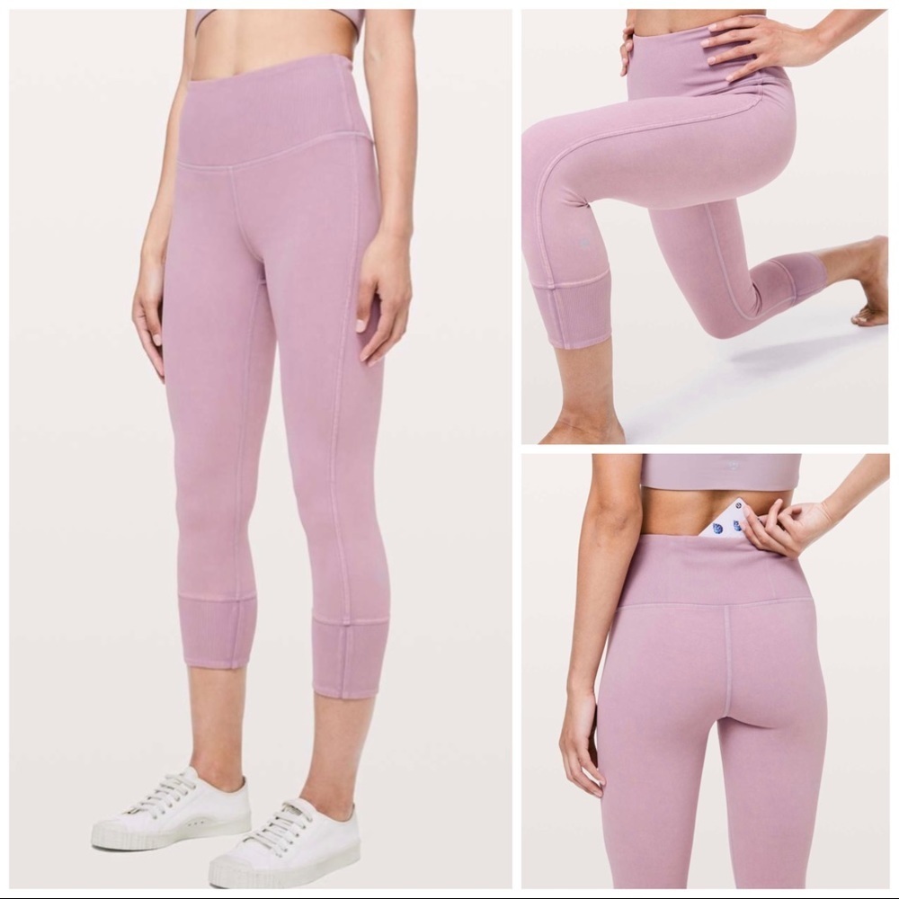 Lululemon Wunder Under Crop 23" *Ribbed - Picture 15 of 15